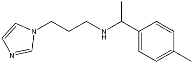 [3-(1H-imidazol-1-yl)propyl][1-(4-methylphenyl)ethyl]amine 结构式