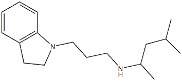 [3-(2,3-dihydro-1H-indol-1-yl)propyl](4-methylpentan-2-yl)amine