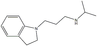 [3-(2,3-dihydro-1H-indol-1-yl)propyl](propan-2-yl)amine,,结构式