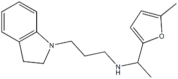 [3-(2,3-dihydro-1H-indol-1-yl)propyl][1-(5-methylfuran-2-yl)ethyl]amine