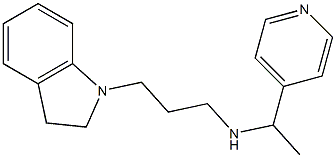 [3-(2,3-dihydro-1H-indol-1-yl)propyl][1-(pyridin-4-yl)ethyl]amine