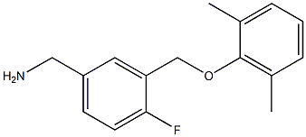 [3-(2,6-dimethylphenoxymethyl)-4-fluorophenyl]methanamine