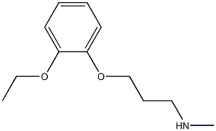 [3-(2-ethoxyphenoxy)propyl](methyl)amine Structure