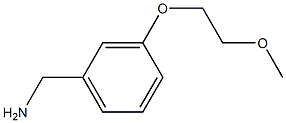 [3-(2-methoxyethoxy)phenyl]methanamine 结构式