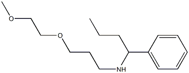 [3-(2-methoxyethoxy)propyl](1-phenylbutyl)amine,,结构式