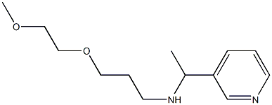 [3-(2-methoxyethoxy)propyl][1-(pyridin-3-yl)ethyl]amine 结构式