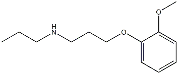 [3-(2-methoxyphenoxy)propyl](propyl)amine Structure