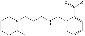 [3-(2-methylpiperidin-1-yl)propyl][(2-nitrophenyl)methyl]amine Structure