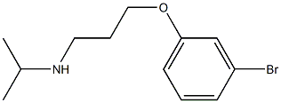 [3-(3-bromophenoxy)propyl](propan-2-yl)amine 结构式