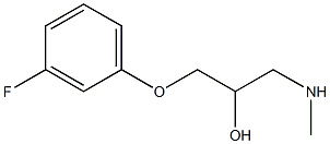[3-(3-fluorophenoxy)-2-hydroxypropyl](methyl)amine Structure