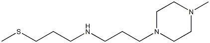 [3-(4-methylpiperazin-1-yl)propyl][3-(methylsulfanyl)propyl]amine,,结构式