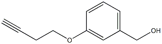 [3-(but-3-yn-1-yloxy)phenyl]methanol Struktur