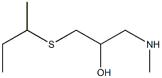 [3-(butan-2-ylsulfanyl)-2-hydroxypropyl](methyl)amine Structure