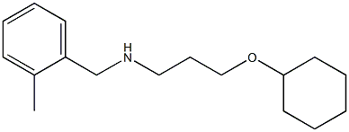  [3-(cyclohexyloxy)propyl][(2-methylphenyl)methyl]amine