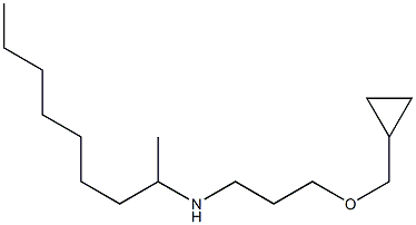 [3-(cyclopropylmethoxy)propyl](nonan-2-yl)amine Structure