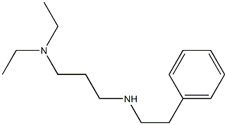 [3-(diethylamino)propyl](2-phenylethyl)amine 结构式