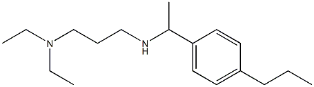  [3-(diethylamino)propyl][1-(4-propylphenyl)ethyl]amine