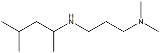 [3-(dimethylamino)propyl](4-methylpentan-2-yl)amine 结构式