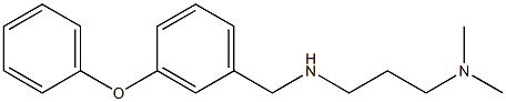 [3-(dimethylamino)propyl][(3-phenoxyphenyl)methyl]amine Struktur