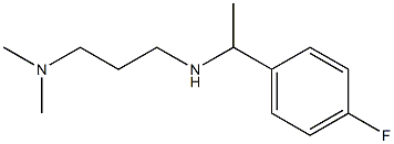 [3-(dimethylamino)propyl][1-(4-fluorophenyl)ethyl]amine Structure