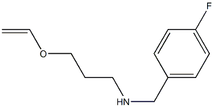 [3-(ethenyloxy)propyl][(4-fluorophenyl)methyl]amine
