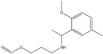 [3-(ethenyloxy)propyl][1-(2-methoxy-5-methylphenyl)ethyl]amine