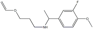 [3-(ethenyloxy)propyl][1-(3-fluoro-4-methoxyphenyl)ethyl]amine