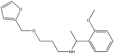 [3-(furan-2-ylmethoxy)propyl][1-(2-methoxyphenyl)ethyl]amine Structure