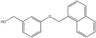 [3-(naphthalen-1-ylmethoxy)phenyl]methanol Structure