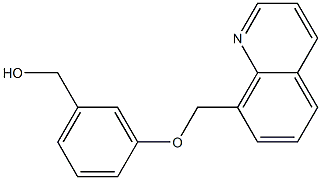[3-(quinolin-8-ylmethoxy)phenyl]methanol 结构式