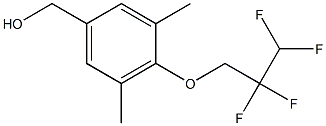 [3,5-dimethyl-4-(2,2,3,3-tetrafluoropropoxy)phenyl]methanol,,结构式