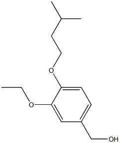 [3-ethoxy-4-(3-methylbutoxy)phenyl]methanol Structure