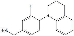 [3-fluoro-4-(1,2,3,4-tetrahydroquinolin-1-yl)phenyl]methanamine