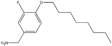 [3-fluoro-4-(octyloxy)phenyl]methanamine Struktur