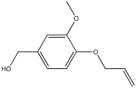 [3-methoxy-4-(prop-2-en-1-yloxy)phenyl]methanol,,结构式