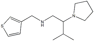 [3-methyl-2-(pyrrolidin-1-yl)butyl](thiophen-3-ylmethyl)amine Structure