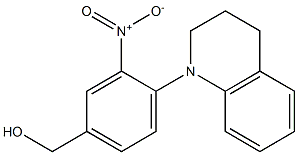 [3-nitro-4-(1,2,3,4-tetrahydroquinolin-1-yl)phenyl]methanol 结构式