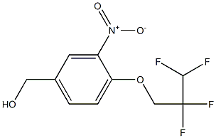 [3-nitro-4-(2,2,3,3-tetrafluoropropoxy)phenyl]methanol,,结构式