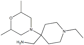 [4-(2,6-dimethylmorpholin-4-yl)-1-ethylpiperidin-4-yl]methylamine