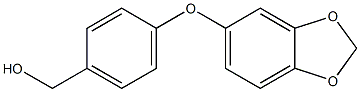 [4-(2H-1,3-benzodioxol-5-yloxy)phenyl]methanol Structure