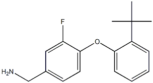 [4-(2-tert-butylphenoxy)-3-fluorophenyl]methanamine|