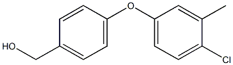 [4-(4-chloro-3-methylphenoxy)phenyl]methanol Struktur