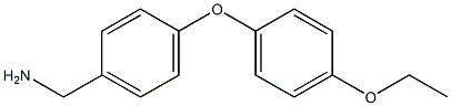 [4-(4-ethoxyphenoxy)phenyl]methanamine 结构式