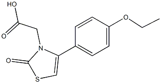 [4-(4-ethoxyphenyl)-2-oxo-1,3-thiazol-3(2H)-yl]acetic acid Structure