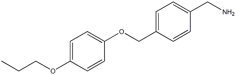 [4-(4-propoxyphenoxymethyl)phenyl]methanamine|