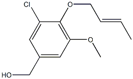 [4-(but-2-en-1-yloxy)-3-chloro-5-methoxyphenyl]methanol