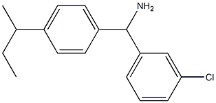  [4-(butan-2-yl)phenyl](3-chlorophenyl)methanamine