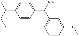  [4-(butan-2-yl)phenyl](3-methoxyphenyl)methanamine