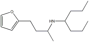 [4-(furan-2-yl)butan-2-yl](heptan-4-yl)amine 结构式