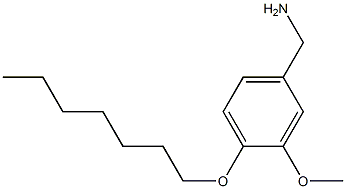 [4-(heptyloxy)-3-methoxyphenyl]methanamine Structure